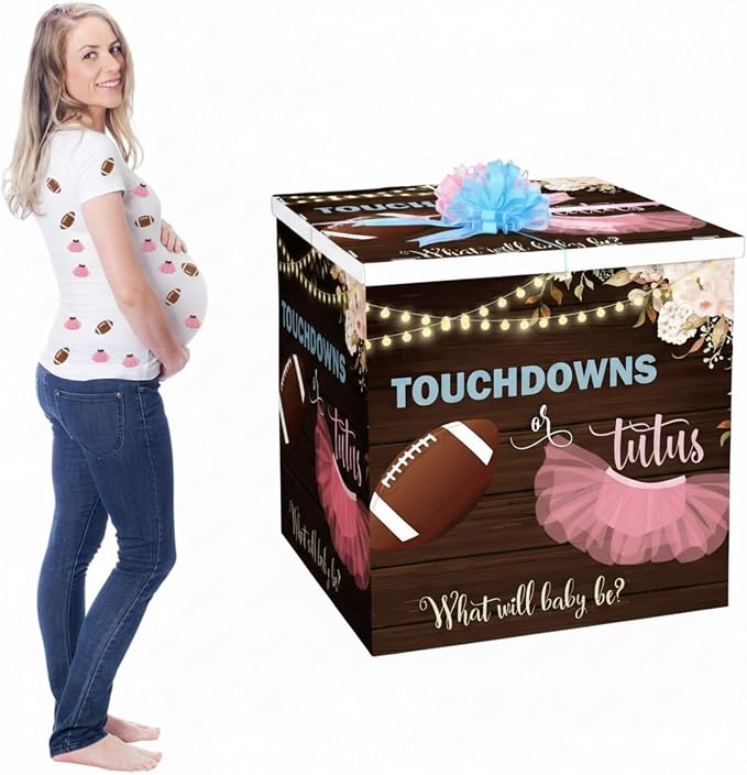 AmazingSpark 28in Giant Gender Reveal Gift Box by Unknown