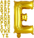 Gold Letter E Balloons, 40 Inch Large Foil Letter Balloons, Custom Phrase by YOTHORN