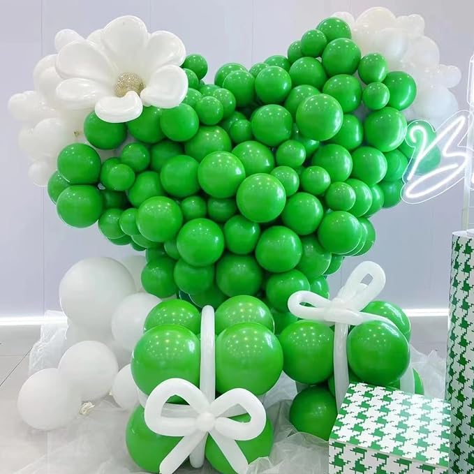 Green Balloons 12 Inch 100 Pack Thicken Latex Green Balloons - Image 4