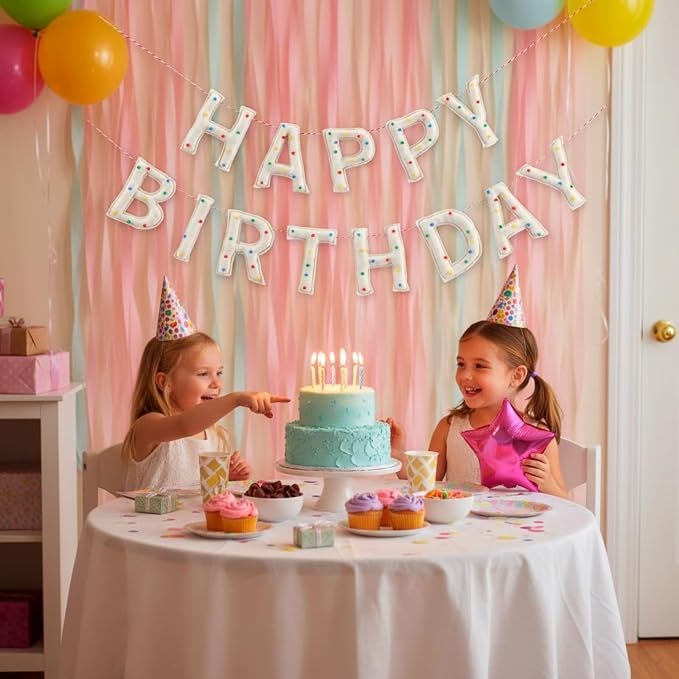 Pre-strung Happy Birthday Banner - Image 5