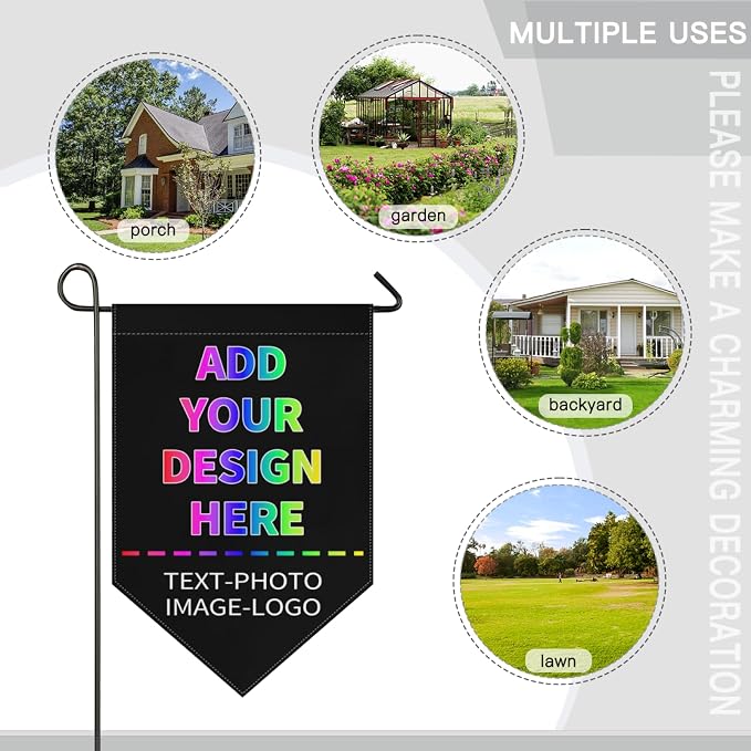 Custom Garden Flag for Outdoor Personalized Yard Flag Add Your - Image 4