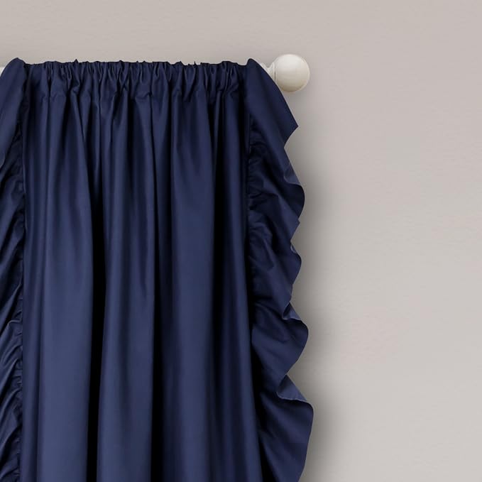 Lush Decor Reyna Ruffle Window Curtain Panel Set, Living room, or Dining Room - Image 2