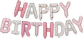 16in Happy Birthday Balloon Banner Happy Birthday Bow Bear Letter Balloon | by Exquisitehighqualitypartydecorationstomeetyoureveryneed%EF%BC%81