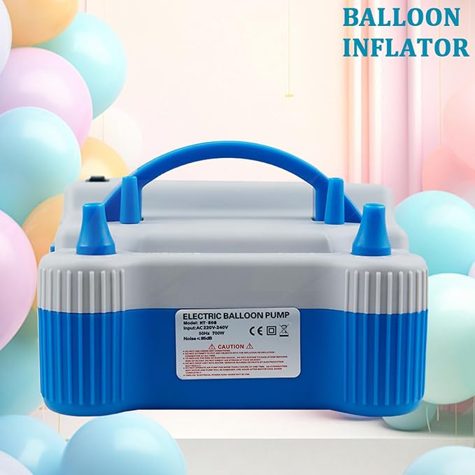 Portable Balloon Pump, 700W 110V Strong Electric Air Blower, Dual Nozzle - Image 7