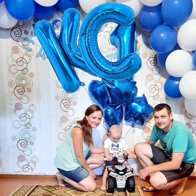 TONIFUL 40 Inch Large Blue Letter C Foil Balloons Alphabet Balloons | Giant - Image 5