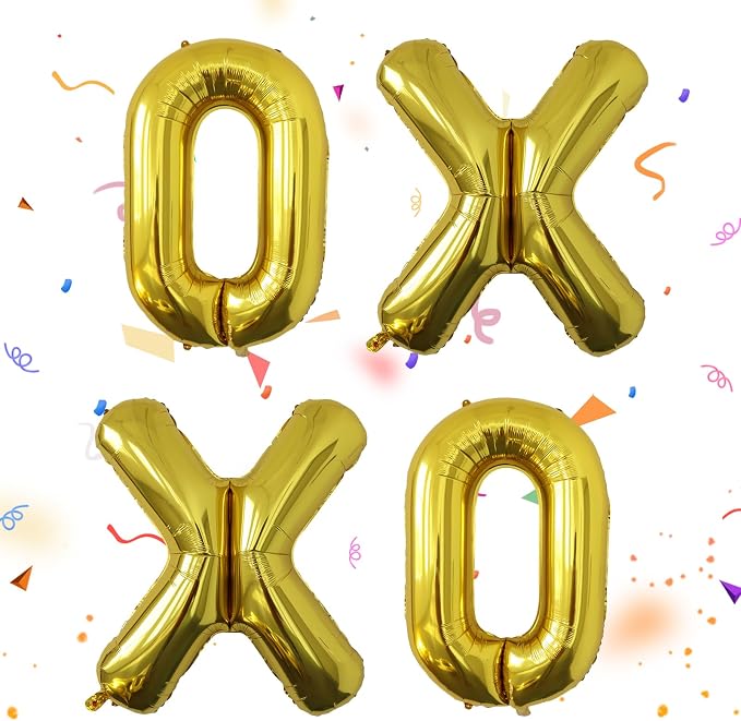 Letter Balloons Gold Party Balloon - Image 6