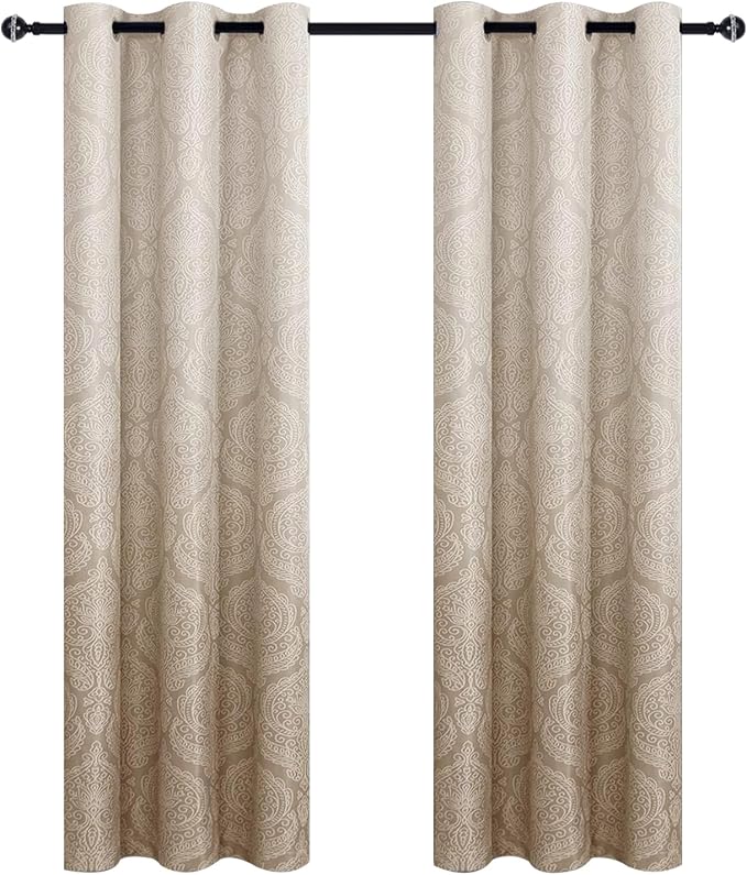 DWCN Ombre Blackout Curtains for Bedroom - Image 9