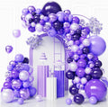 Purple Balloons Arch Kit, Dark Purple Latex Balloons by FQZYLCH