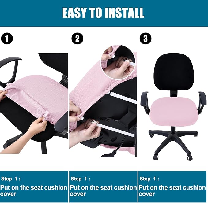 Smiry Office Computer Chair Seat Covers - Image 7