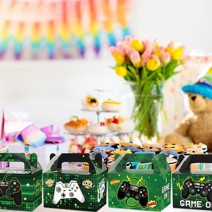 24 Pack Video Game Party Boxes Gamer Party Favor Candy Treat Bags Gaming - Image 6
