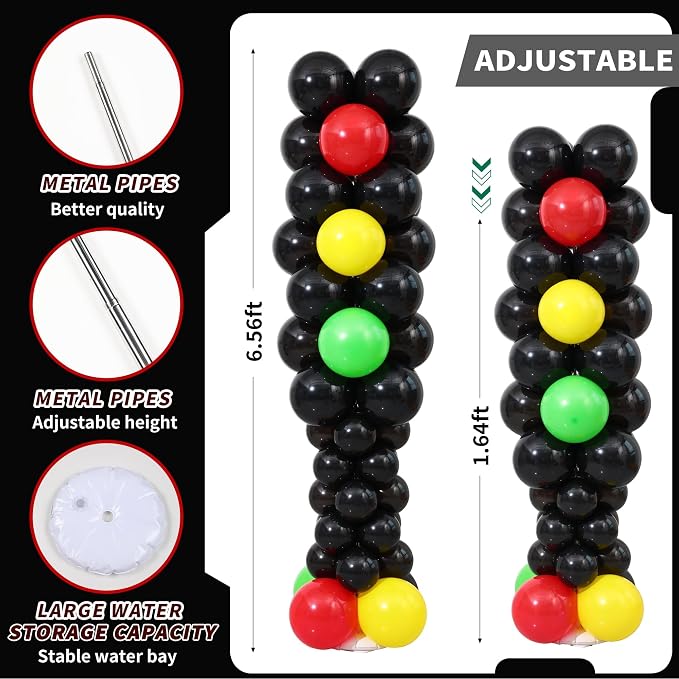 Traffic Light Balloon Column Stand Kit 2 Sets - Image 4
