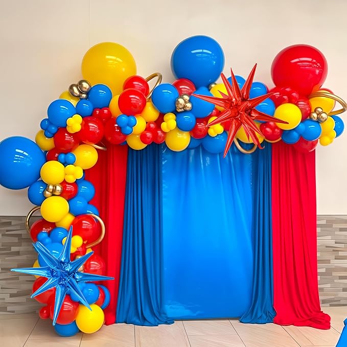 Balloons Red Blue Yellow, 12 Inch Primary Color Helium Balloons - Image 4