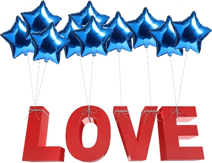 10pcs Star Shape Foil Mylar Helium Balloon 18" Balloon Birthday Party - Image 4