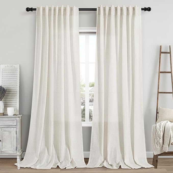 Extra Long Curtains 2 Panels 104 Inches Long by Nanspring