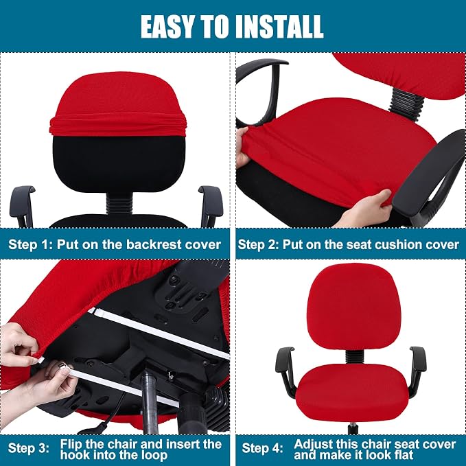 Smiry Office Computer Chair Covers - Image 7