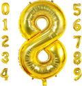 Number 8 Balloons for 8th Birthday Party Decorations, 0-100 Large No.8 Balloons by Joycard