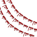 Red Blood Drop Banner for Halloween Party Decorations Supplies Scary Halloween by Vofrise