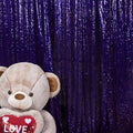 JYFLZQ Purple Sequin Backdrop Curtains 8ft x 8ft 1 Panel Glitter Photo Booth by JYFLZQ