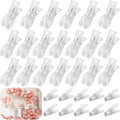 20Pcs Balloon Arch Clips with 10 Small Clip Set | Large Clear Backdrop Clips by WCHOSOZH