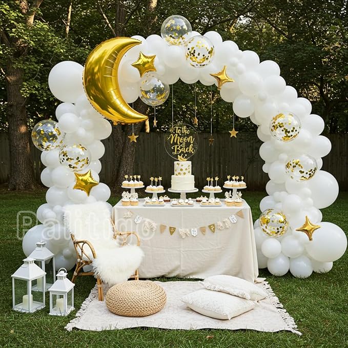 White Balloon Garland Kit - Image 9