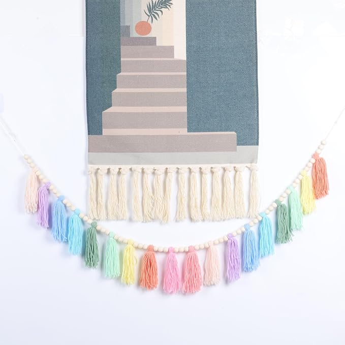 Boho Tassel Garland, Boho Tassel Garland Party Decor - Image 6