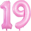 Number 19 Balloons for 19th Birthday Sweet 19 Party Decorations, 42 Inch Jumbo by GOER