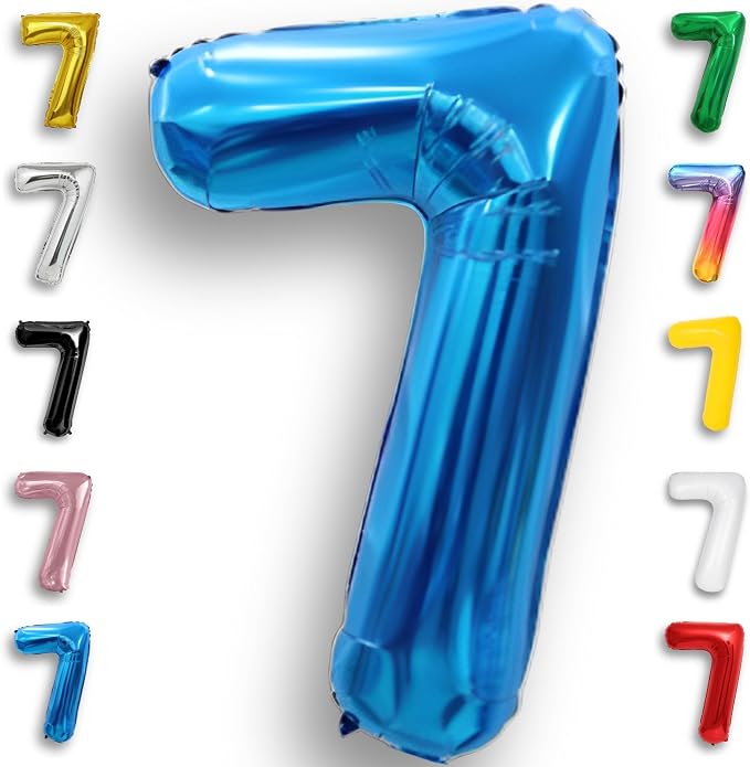 Black Number 0 to 9 Mylar Balloon 40 Inch by Unknown