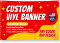 Custom Vinyl Banner with 150+ Sizes – Personalized Outdoor or Indoor Sign – Any by Unknown