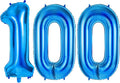 Number 100 Balloons for 100th Birthday Party Decorations, 0-100 Large No.100 by Joycard