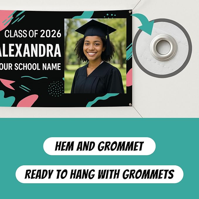 Custom Graduation Banner Class of 2026 - Image 3