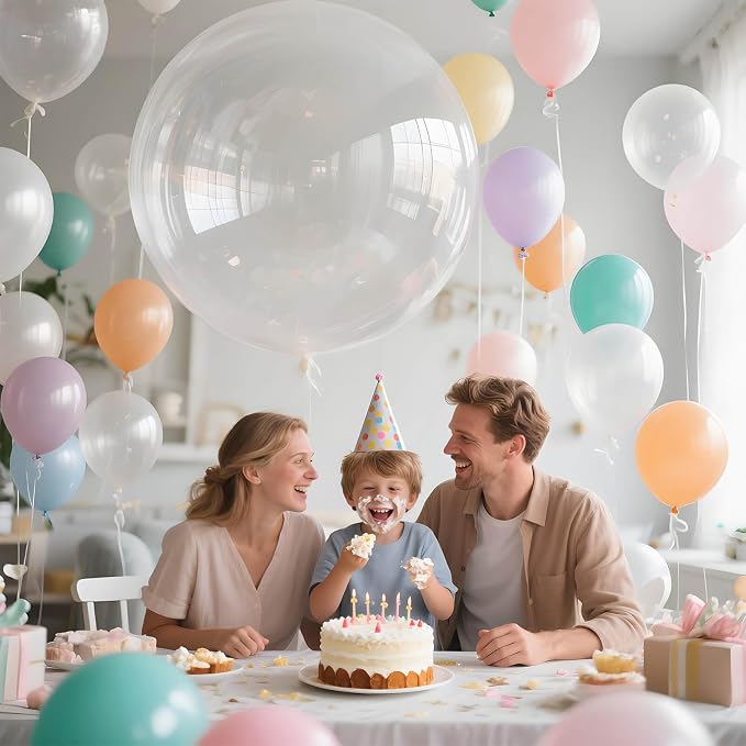 Clear Balloons 9pcs 36 Inch Extra Large Big Jumbo Giant Transparent Bubble - Image 6