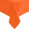 Hiasan Pumpkin Orange Rectangle Tablecloth - Waterproof Washable Polyester Fabric Table Cloth for Buffect Dining Birthday Party Wedding, 70 x 120 Inch