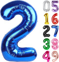 Navy Blue Number 2 Balloon 40 Inch, 2nd Birthday Decorations Men Women | Foil by IWERP