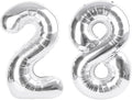 28 Balloon Numbers 40Inch for 28th Year Old Birthday Decorations, Inflation by Mluchee