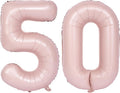 40 In Matte Pink Number Balloons Helium Foil Mylar Balloon Digital 50 | Suitable by Exquisitehighqualitypartydecorationstomeetyoureveryneed%EF%BC%81