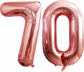 Number 70 Balloons for 70th Birthday Party Decorations, 42 Inch Jumbo Foil by GOER