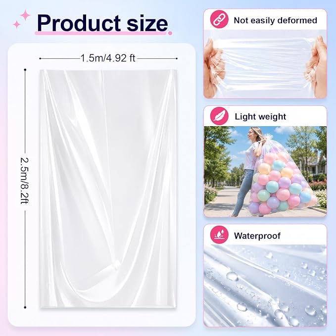 Large Balloon Bags for Transport, Christmas Tree Disposal and Storage Bag - Image 3