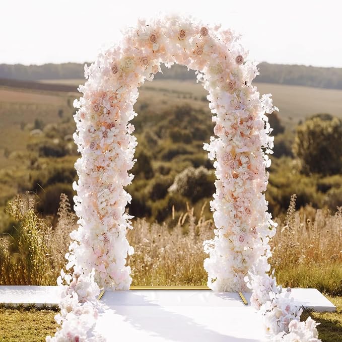 Metal Balloon Arch Kit, Love Balloon Column Arch Frame, Wedding Heart Arch - Image 2