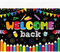Tatuo Welcome Back to School Banner First Day of School Backdrop Banner Large by Tatuo