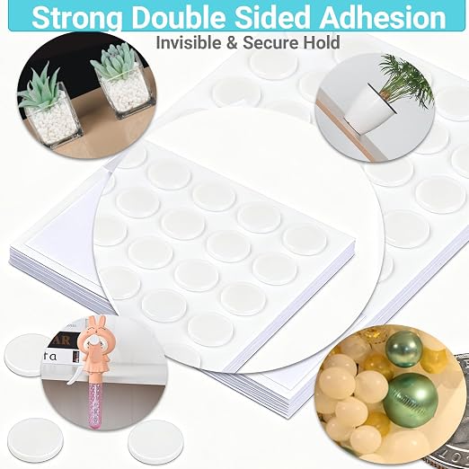 350 Packs Removable Glue Dots, Double Sided Adhesive Dots - Image 4