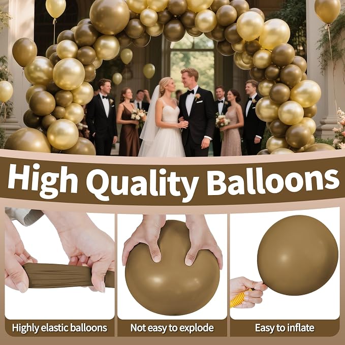 Brown Balloon 12 Inch - Image 4