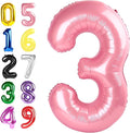 Number 2 Balloon 40 Inch Pearl Pink Balloon by Argthjy