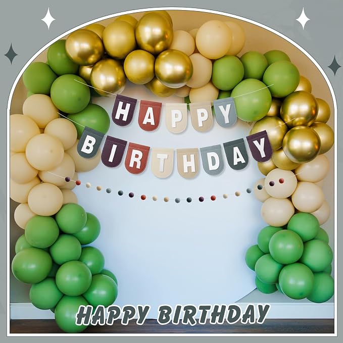 Hahafelt 125 Pcs Make Your Own Banner Kit Personalized Handmade Name Scallop - Image 6