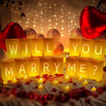 Will You Marry Me ? Light Up Letters, Include Light up Letters, by Peledic