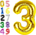 Number 2 Balloons 40 Inch Gold Balloon Birthday Decorations by Argthjy