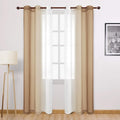 DWCN Taupe Ombre Sheer Curtains by DWCN