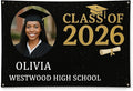 Custom Graduation Banner Class of 2026 by Unknown
