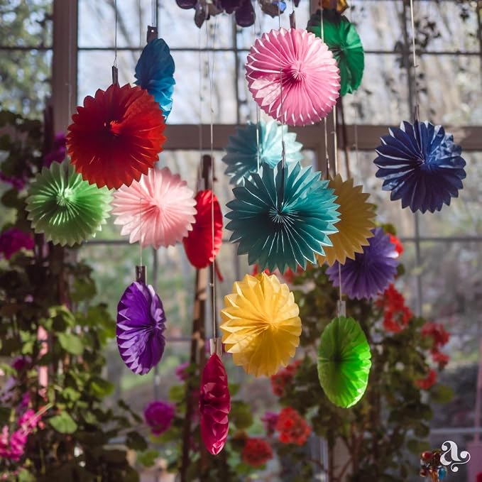 Colorful Paper Fans - Image 7