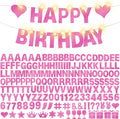 175Pcs DIY Glitter Customizable Banner Kit Happy Birthday Letter Banners by WELITTCON