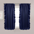 Lush Decor Reyna Ruffle Window Curtain Panel Set, Living room, or Dining Room by LushDecor